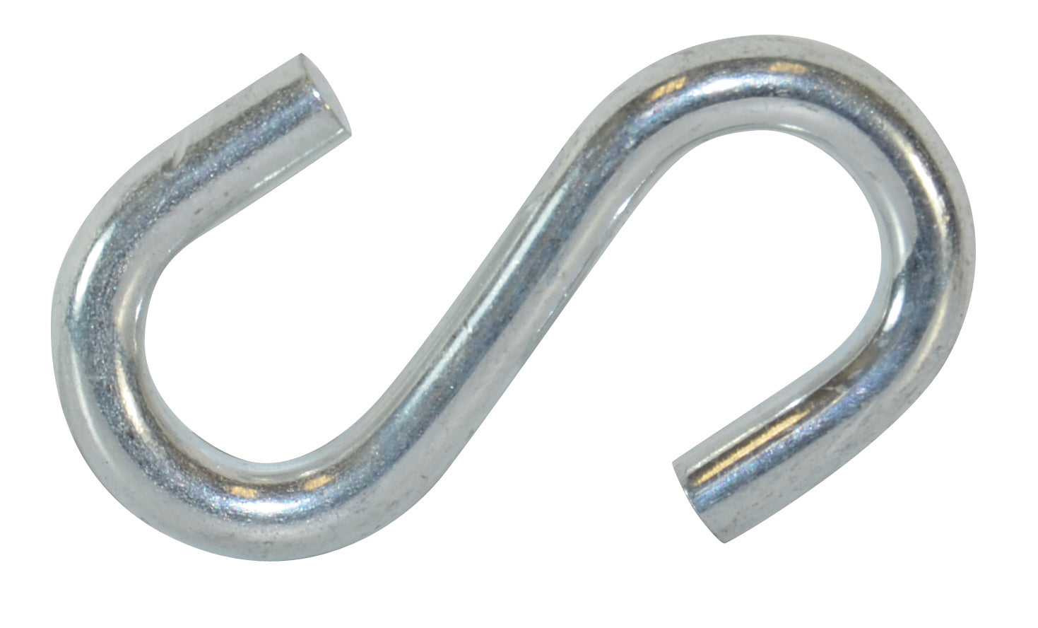 1/8 Inch x 1-1/8 Inch Zinc Plated S Hook