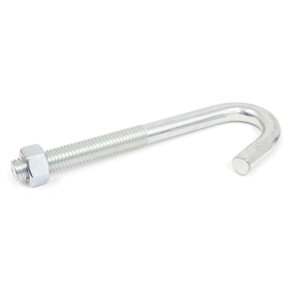 5/16-18 x 3 Inch Coarse Zinc Plated Steel J-Bolt With Hex Nut