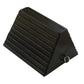 Black Fiber-Reinforced Rubber Pyramid Wheel Chock - 9-1/2 Inch x 7-3/4 Inch x 5-5/8 Inch