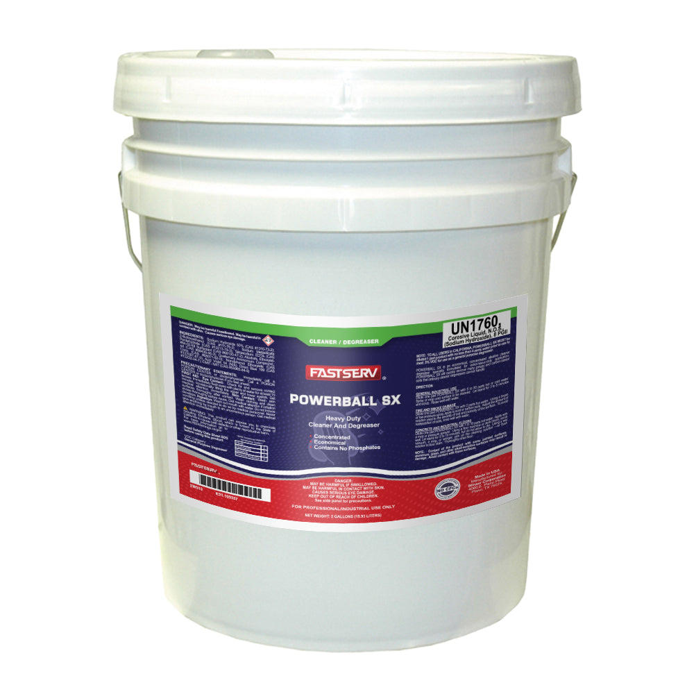 ISI Poly Powerball SX Concentrated Cleaner & Degreaser - 5 Gallon