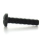 #8-32 x 3/8 Inch Coarse Black Oxide Steel #2 Phillips Drive Pan Head Machine Screw