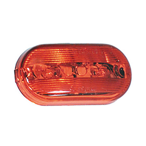Replacement Lens For Oblong Two Bulb Clearance Marker Red