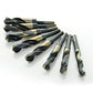 8 Piece High Molybdenum Tool Steel Silver and Deming Drill Bit Set With Plastic Index