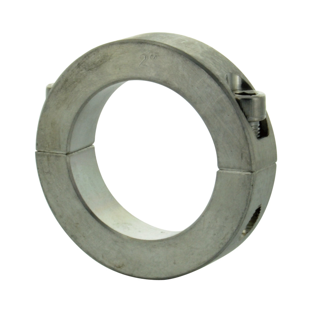 1/4 Inch Stainless Steel 2-Piece Shaft Collar