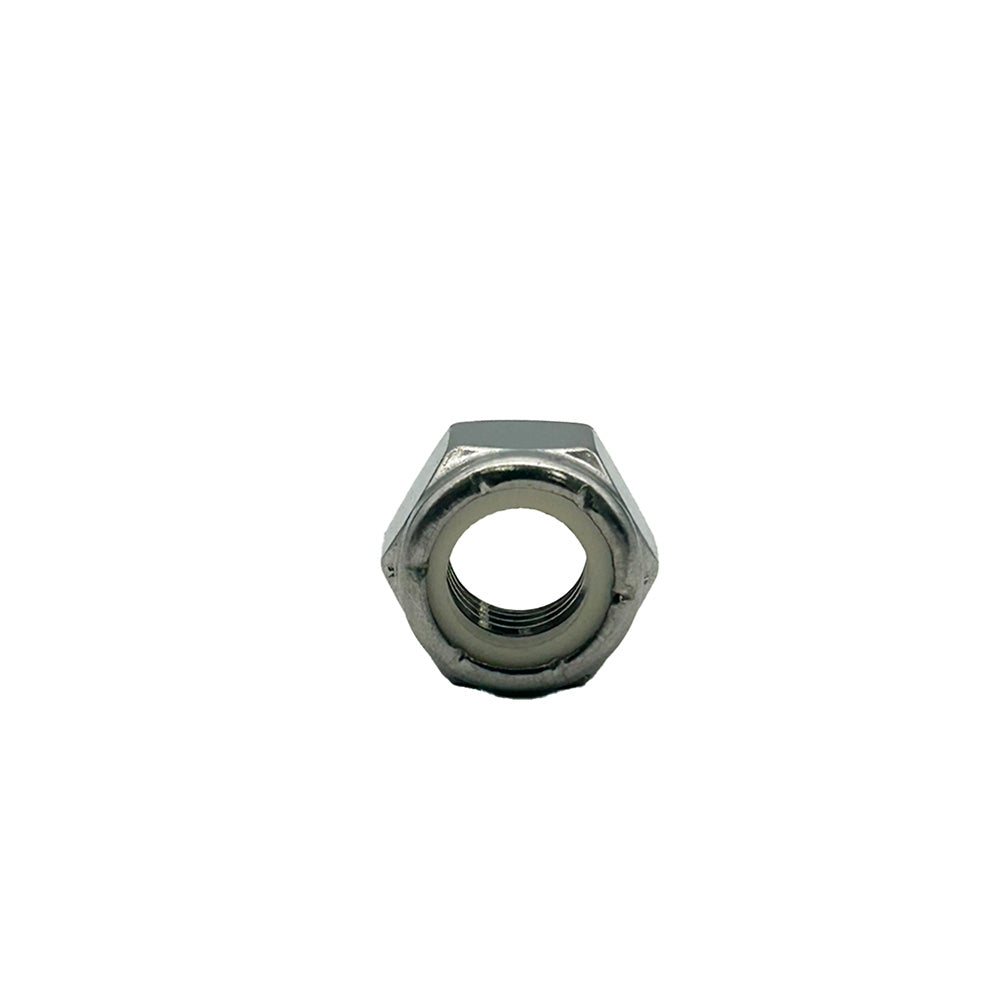 1/2-13 Coarse 316 Stainless Steel (Ne) Nylon Insert Lock Nut