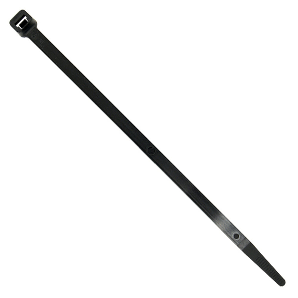 8-7/8 Inch 120 Lb Premium Lashing Wire Tie Black