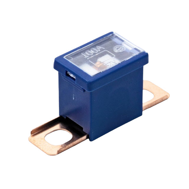 100 Amp Pal 9/16 Inch Bent Male Terminal Blue