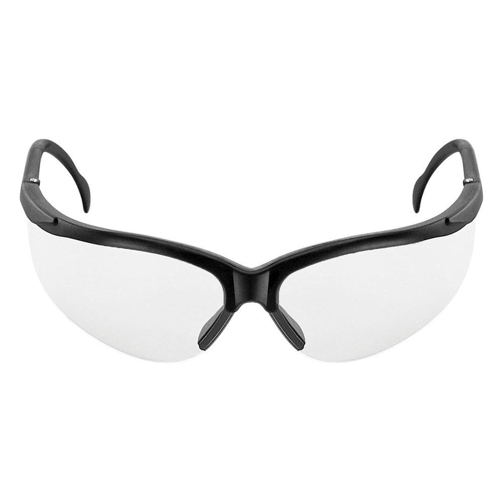 Picuda Clear Anti-Fog Lens, Matte Black Frame Safety Glasses