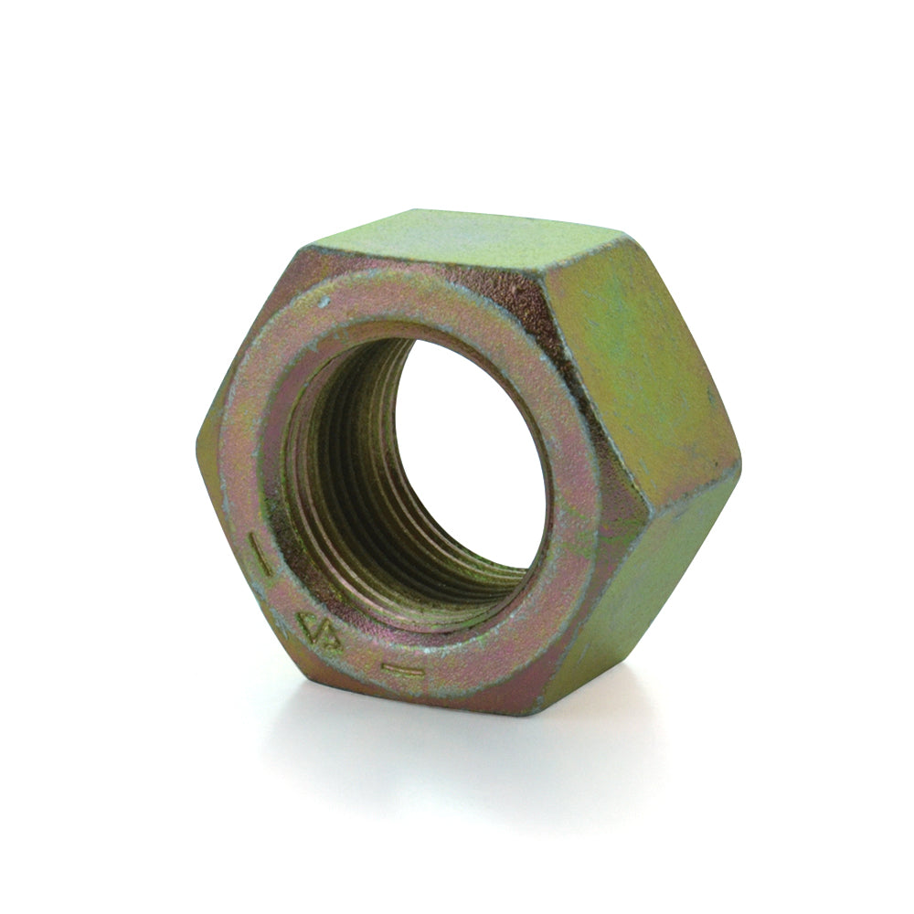 5/16-24 Fine Yellow Zinc Grade 8 Finished Hex Nut