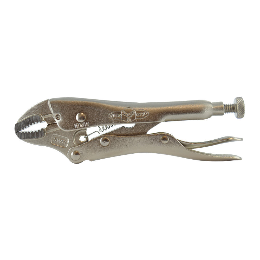 7 Inch Curved Heat-Treated Alloy Steel Jaw Model 7Wr