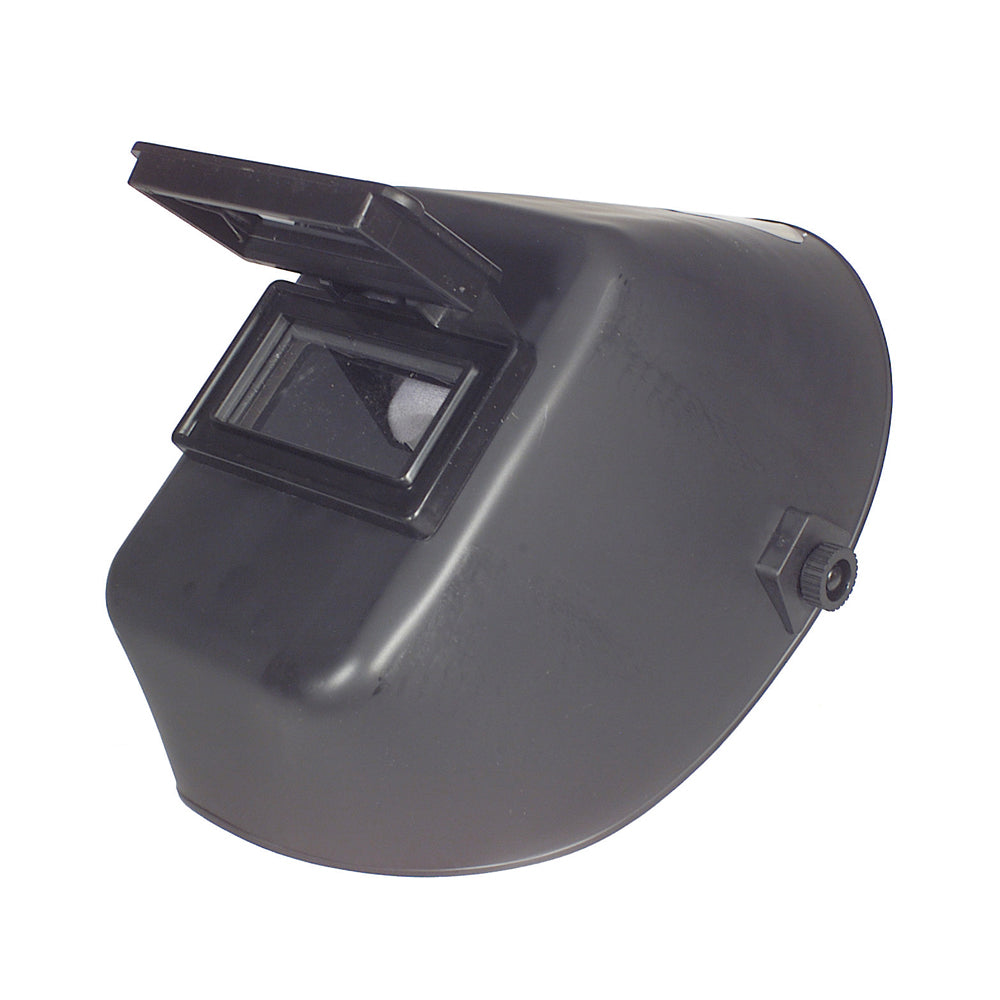 4-1/2" x 5-1/4" Welding Helmet Fixed Front Lens Black - Clearance