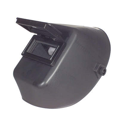 4-1/2" x 5-1/4" Welding Helmet Fixed Front Lens Black - Clearance