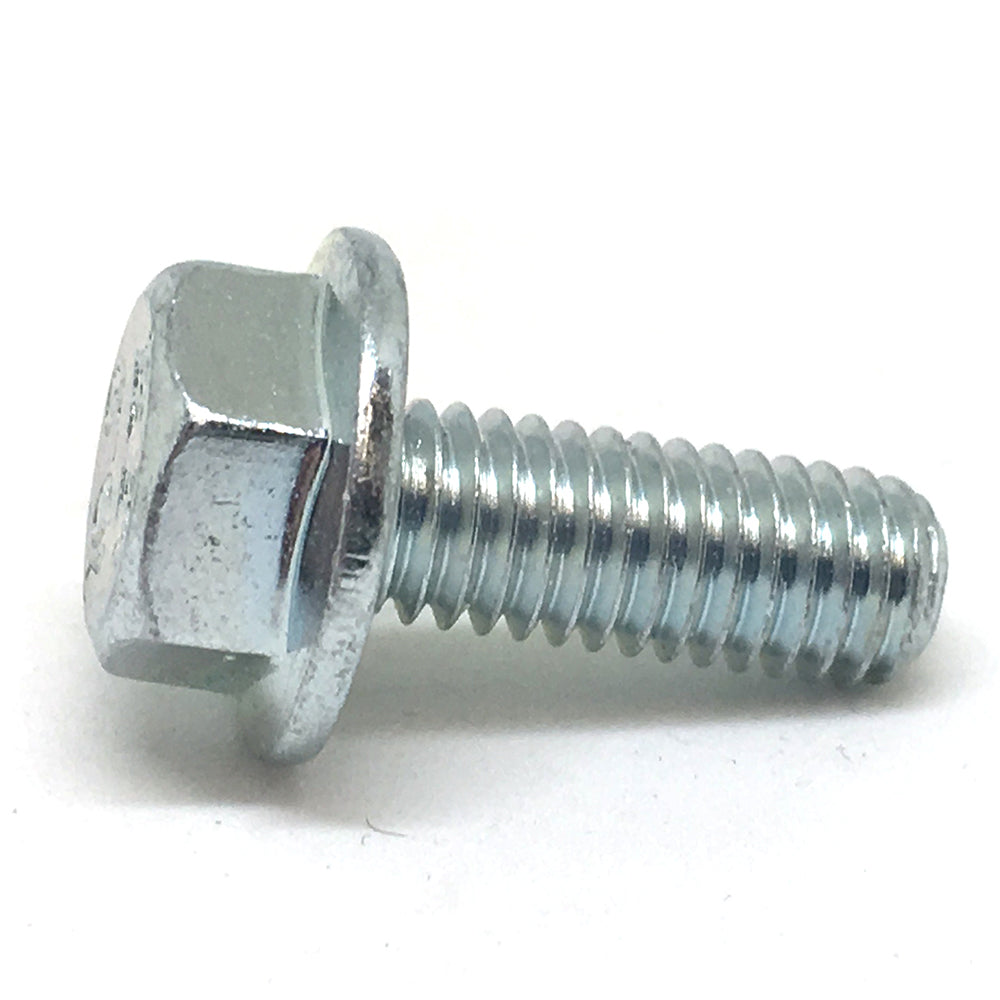 M6 x 1 x 20 mm Coarse Zinc Plated Class 10.9 JIS Indented Hex Flange Bolt