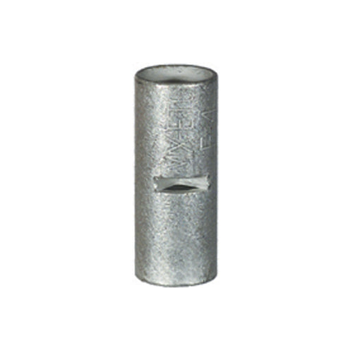 4 Awg Tin Plated Copper Non-Insulated Versakrimpâ„¢ Straight Female Butt Splice