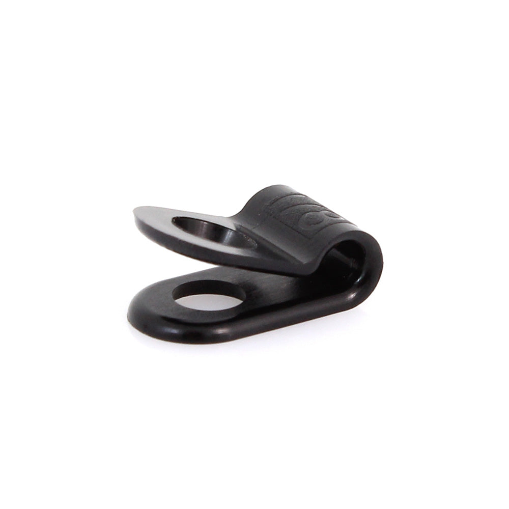 NYLON CABLE CLAMP 1/4 DIA BLK