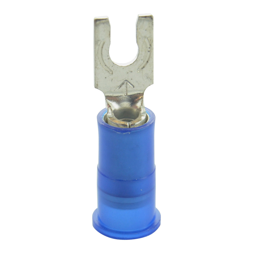16-14 Gauge Snap Spade #6 Stud Ultra-Tuff Nylon Insulated Blue