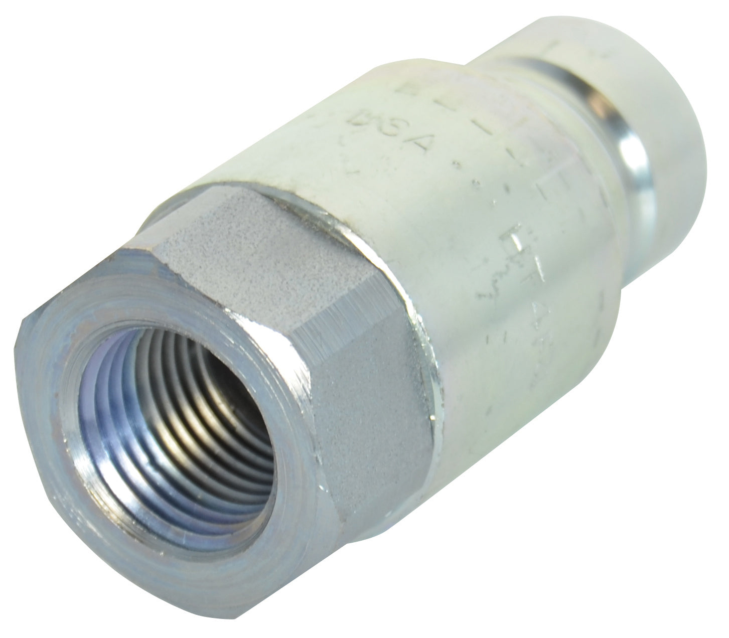 1/2 Inch Body X 1/2 Inch Female Pipe HT Series Flush Face Steel Hydraulic Service Plug - ISO 16028 Interchange