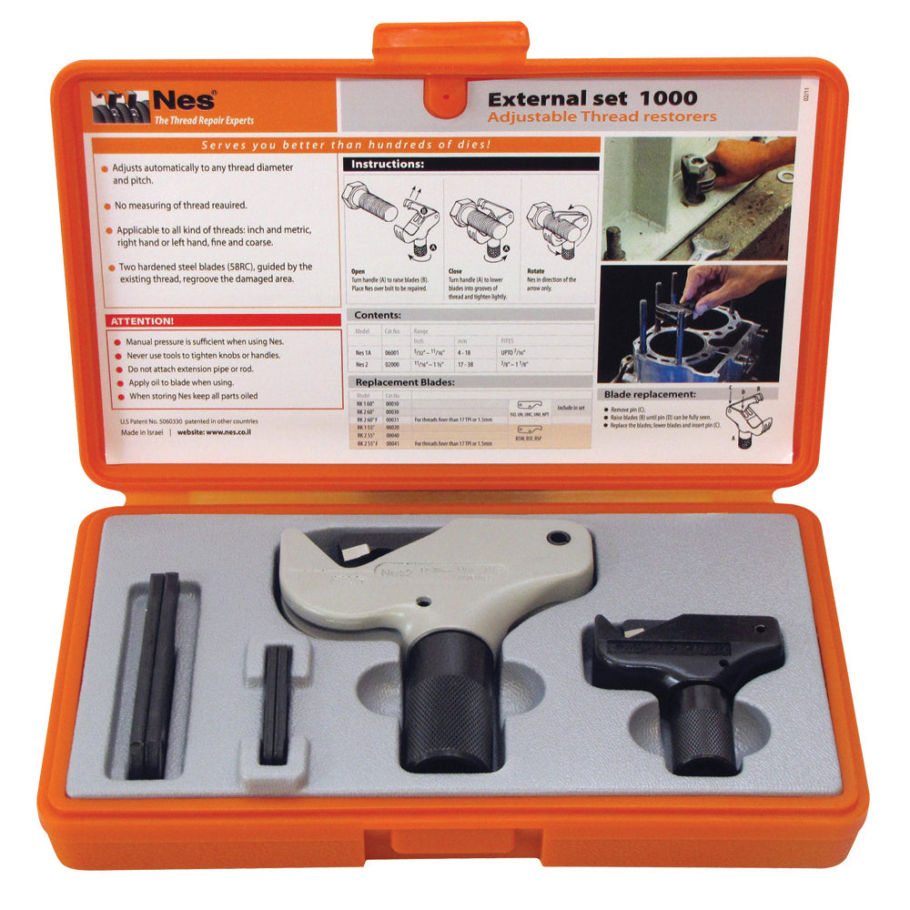 5/32 - 1-1/2 Inch External NES Combination Thread Repair Kit