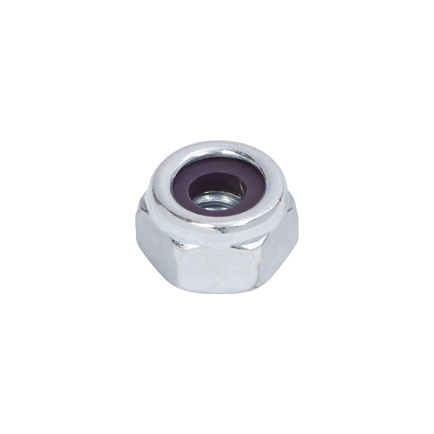 3/8-16 SS PURPLE NYL LOCKNUT