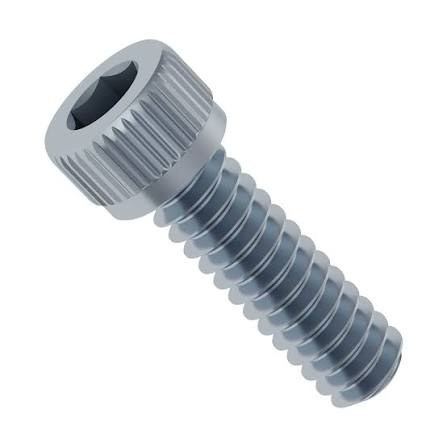 5/16-18 x 1-1/2 Inch Coarse Zinc Plated Heat-Treated Alloy Steel Socket Head Cap Screw