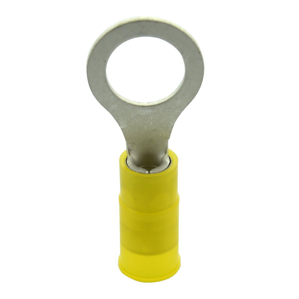 16-12 Gauge Ring Terminal 3/8 Inch Stud Heavy Duty Nylon Insulated