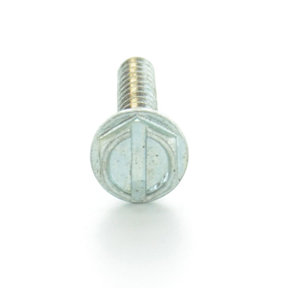 #8-18 x 5/8 Inch Zinc Plated Low Carbon Steel Indented Hex Washer Head Type-Ab Self-Tapping Sheet Metal Screw
