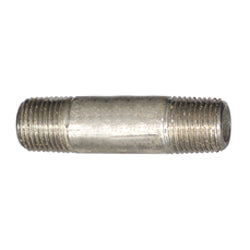 3/4" X 4" Schedule 40 NPT 304 Stainless Steel Pipe Nipple