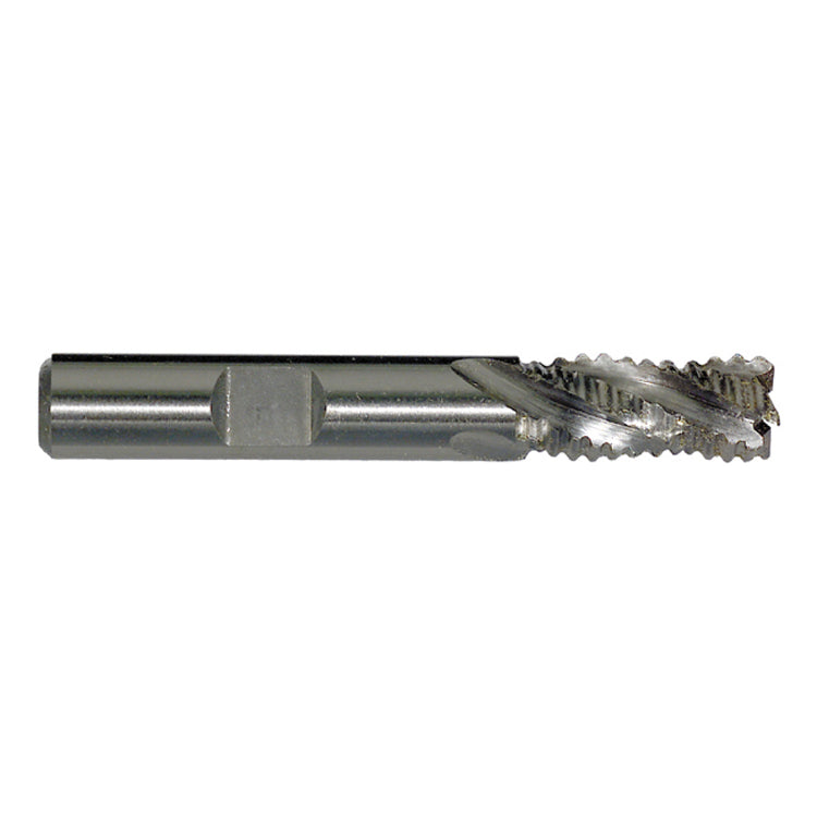 1/2 Inch x 1/2 Inch 4 Flute Non-Center Cut Single Square Roughing End Mill