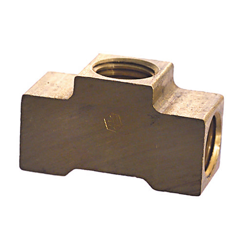 1/8 Inch Standard Brass Inverted Flare Tube Union Tee