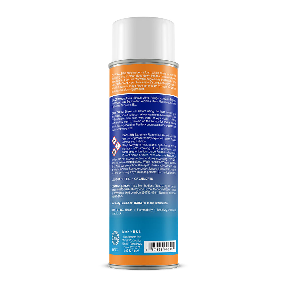 Fastserv Citra-Smash Degreaser - 16 Oz Net Weight Aerosol