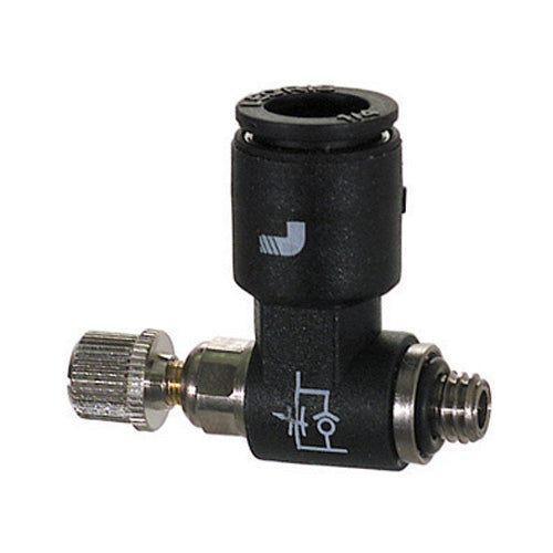 1/8 Inch x 1/4 Inch Mpt x Compression Technical Polymer Flow Control Tube Valve