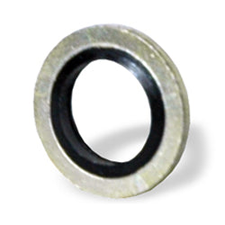 14 mm x 22.8 mm x 1.5 mm Yellow Chromate Plated Steel Sealing Washer