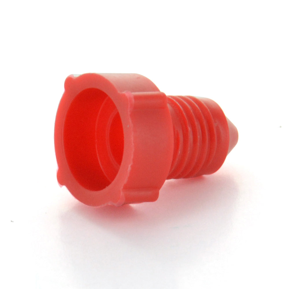 Pd80 Threaded Red Polyethylene Caplug