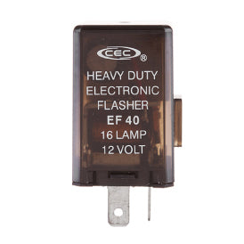 12 Volt 2 Pin Heavy-Duty Alternating Electronic Signal Flasher 35 Amp