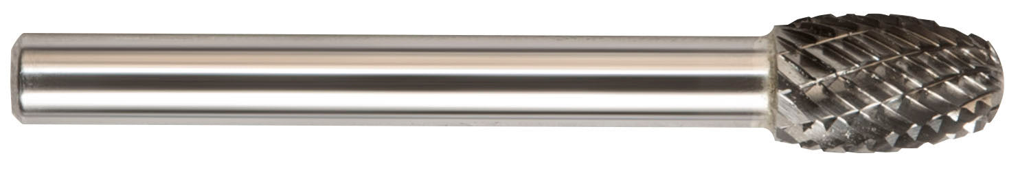 3/8 Inch Oval 1/4 Inch Shank Se-3 Carbide Bur