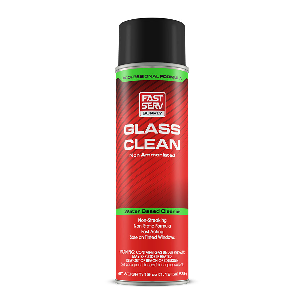 FastServ Glass Clean Non-Ammoniated Water Based Glass Cleaner - 19oz