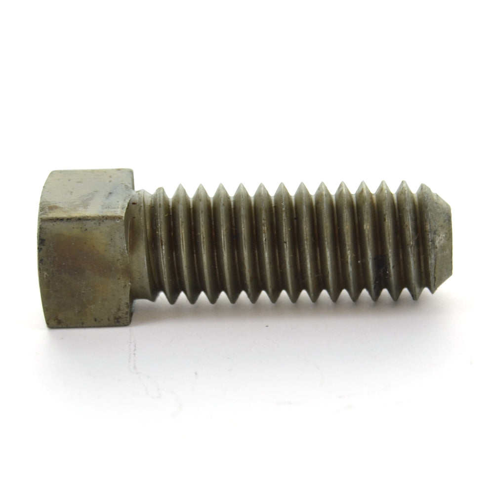 1/2-13 x 2 Inch Coarse Plain Case Hardened Steel Cup Point Square Head Set Screw