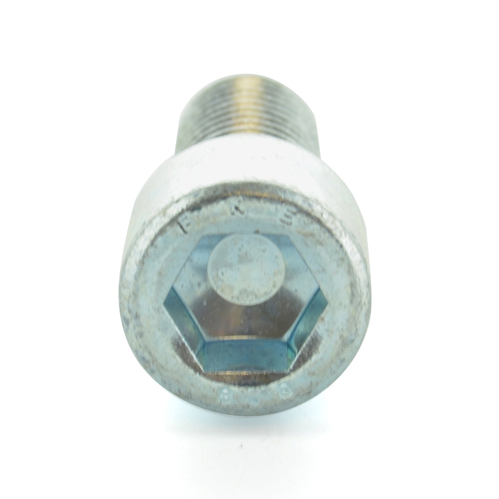 M6 x 1 x 10 mm Coarse Clear Zinc Alloy Steel Socket Cap Screw