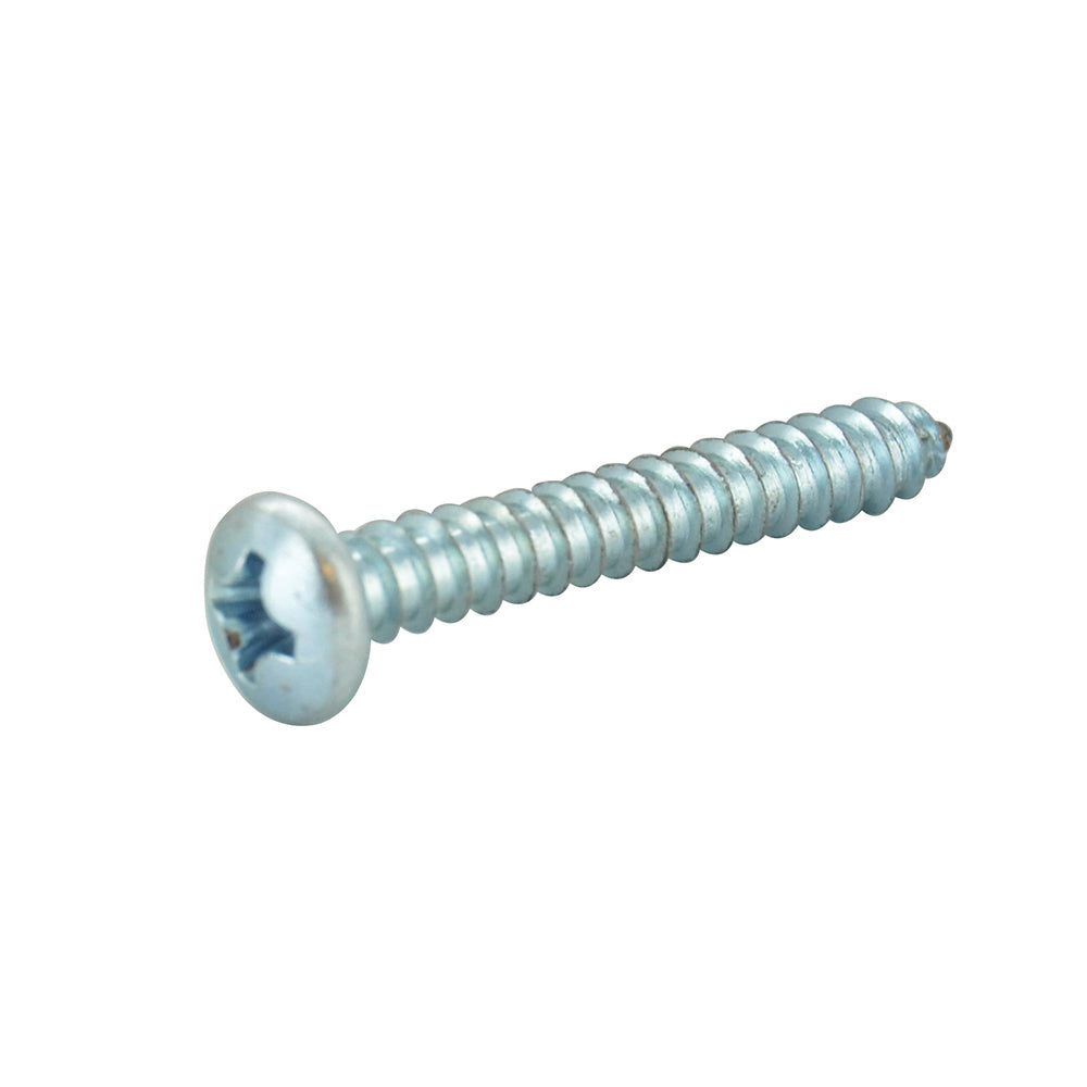 #6 x 1-1/4 Inch Zinc Plated Low Carbon Steel Pan Head Type-AB Self-Tapping Sheet Metal Screw
