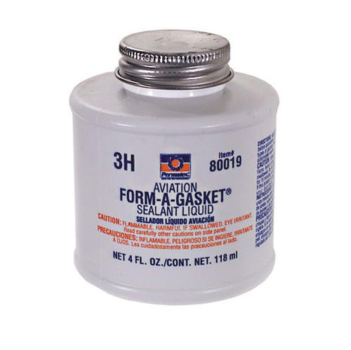 4 oz Permatex Aviation Form-A-Gasket Sealant Brush Top Can