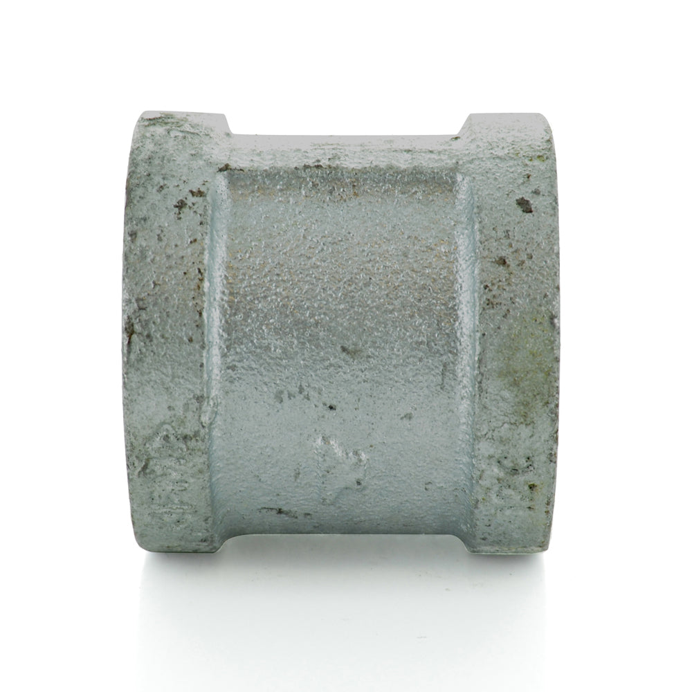 1/2" Schedule 40  Female NPT Galvanized Welded Malleable Iron Pipe Coupling USA
