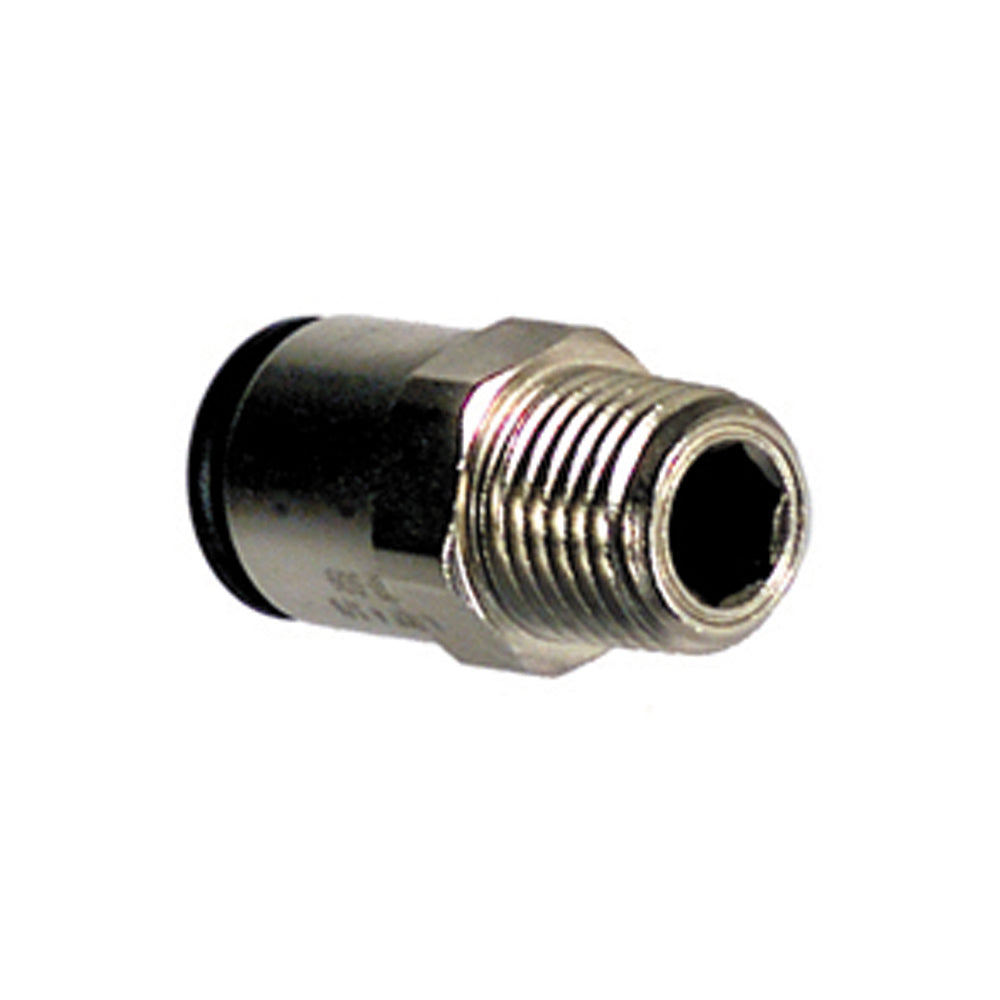1/4 Inch x 1/8 Inch Composite/Brass Legris Push-To-Connect D.O.T. Connector Male