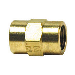 1/2 Inch x 1-13/64 Inch Lead Free Brass Pipe Coupling