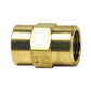 1/8 Inch x 3/4 Inch Lead Free Brass Pipe Coupling