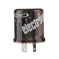 12 Volt 2 Pin Electronic Signal Flasher Extended Life Super-Duty