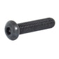 5/16-18 x 1-1/2 Inch Coarse Black Oxide Medium Carbon Steel Button Head Socket Cap Screw