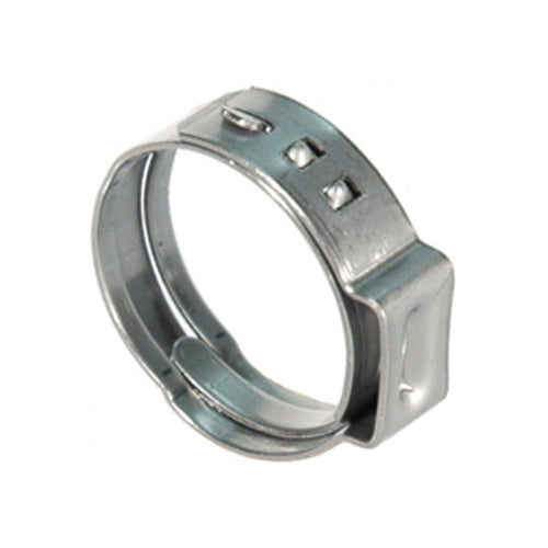 M13 10.8 mm x 13.3 mm Oiled 304 Stainless Steel Din 1.4301 or Uns S30400 Band SteplessÂ® 1 Ear Clamp