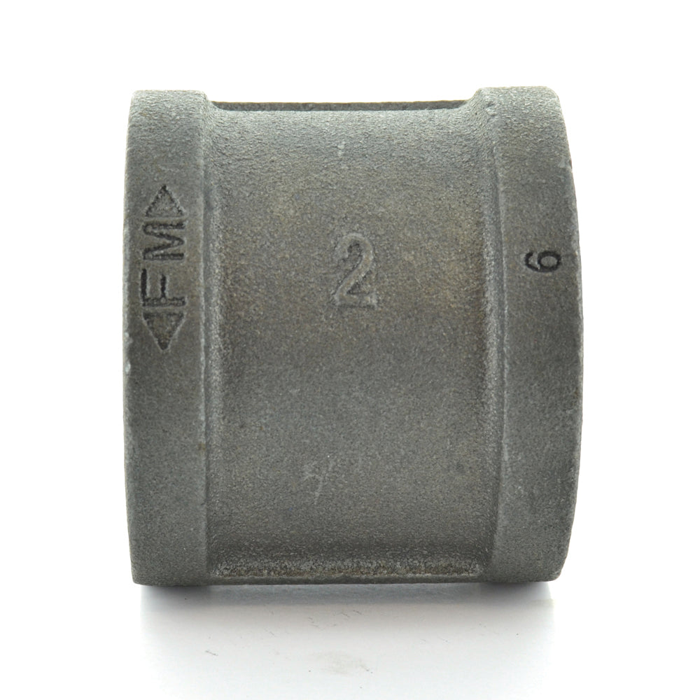 1-1/4" Schedule 40 Malleable Iron Coupling Black