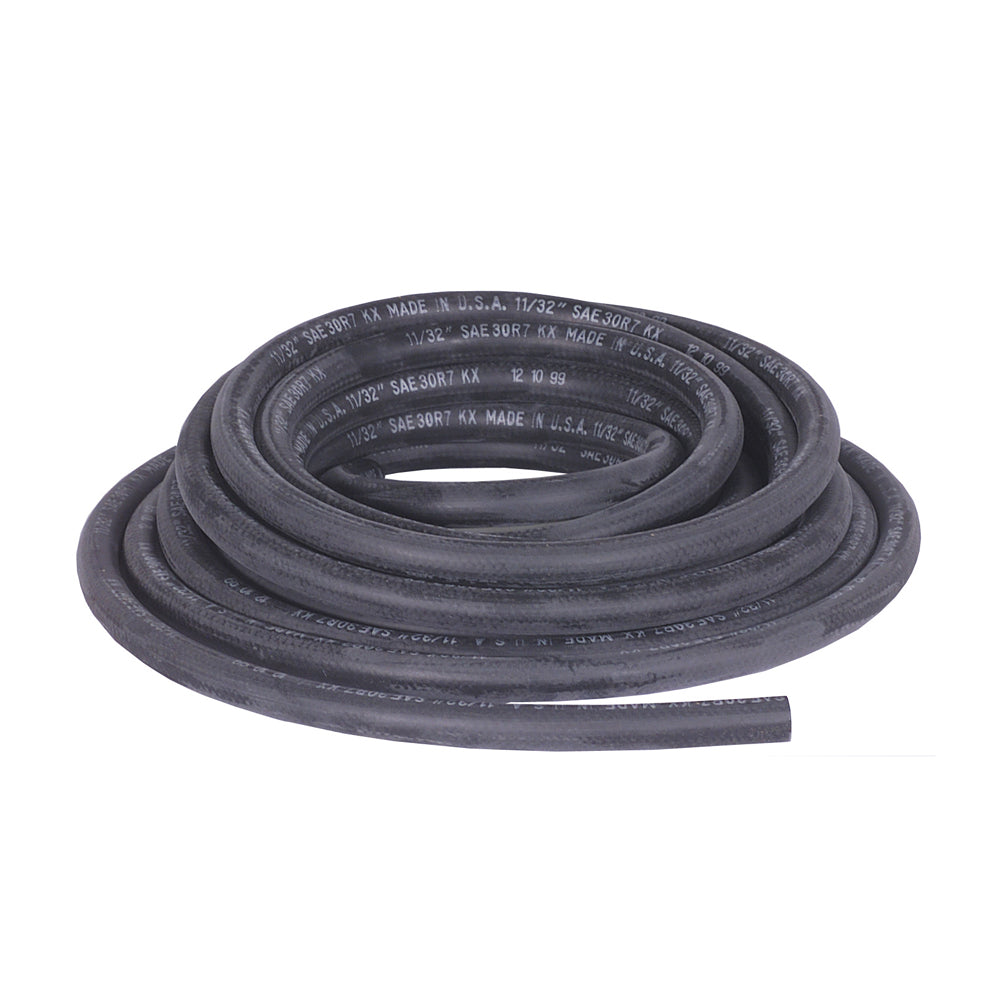 19/32 Inch x 25 ft Roll Black Neoprene Crankcase Ventilation Anti-Smog Hose