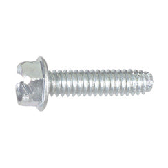 M6 x 1 x 20 mm Coarse Zinc Plated Steel Din 7513A Hex Washer Head Thread Cutting Screw